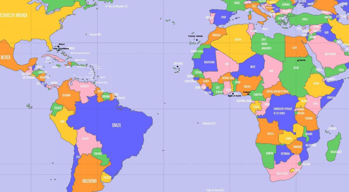 Cape Verde localizare pe harta lumii