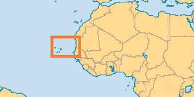 Show-Cape Verde pe harta lumii