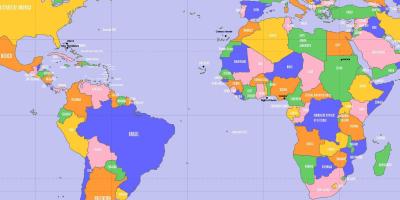 Cape Verde localizare pe harta lumii